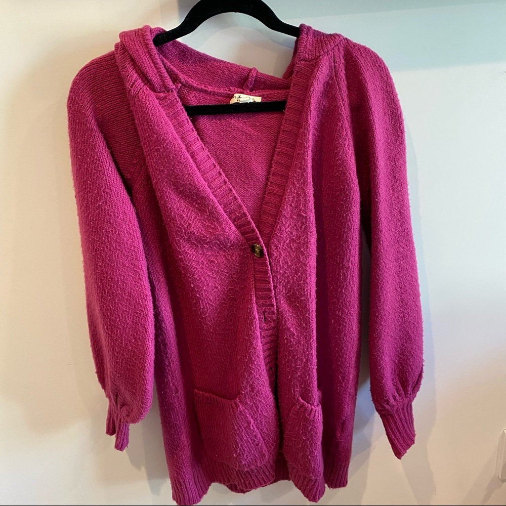 For love and lemons hooded cardigan